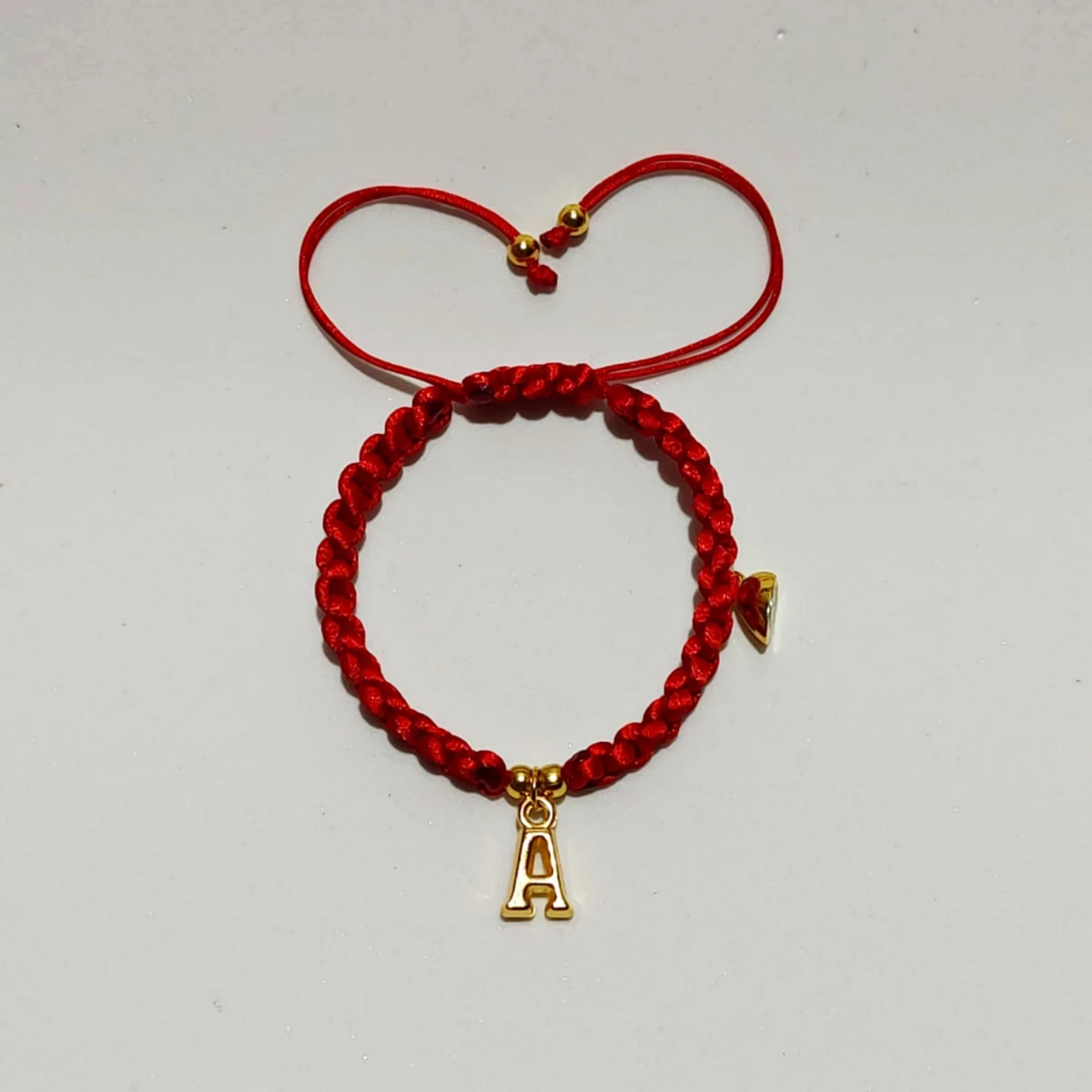 Dúo Pulseras de Iniciales Rojas 3