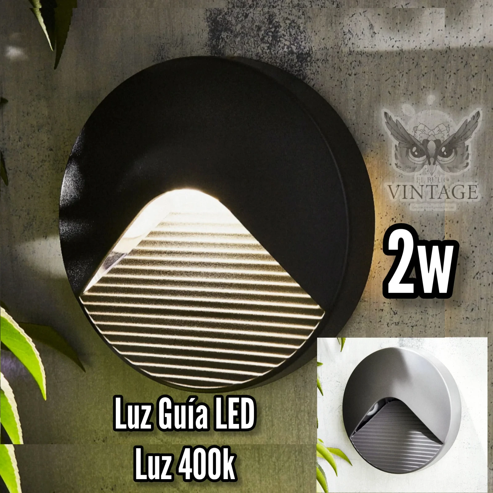 Spot de Escalera 2w 4