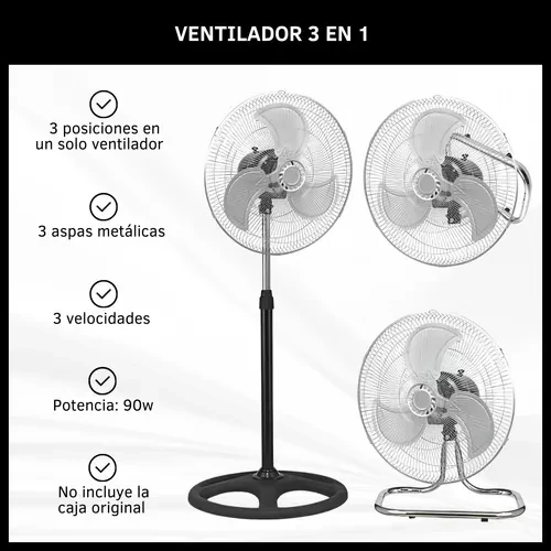 Ventilador de 18" Dinax 3 en 1