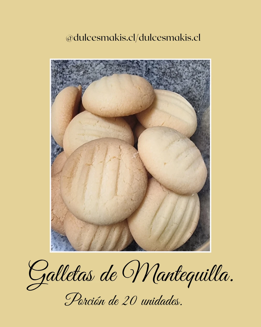 Galletas de Mantequilla.