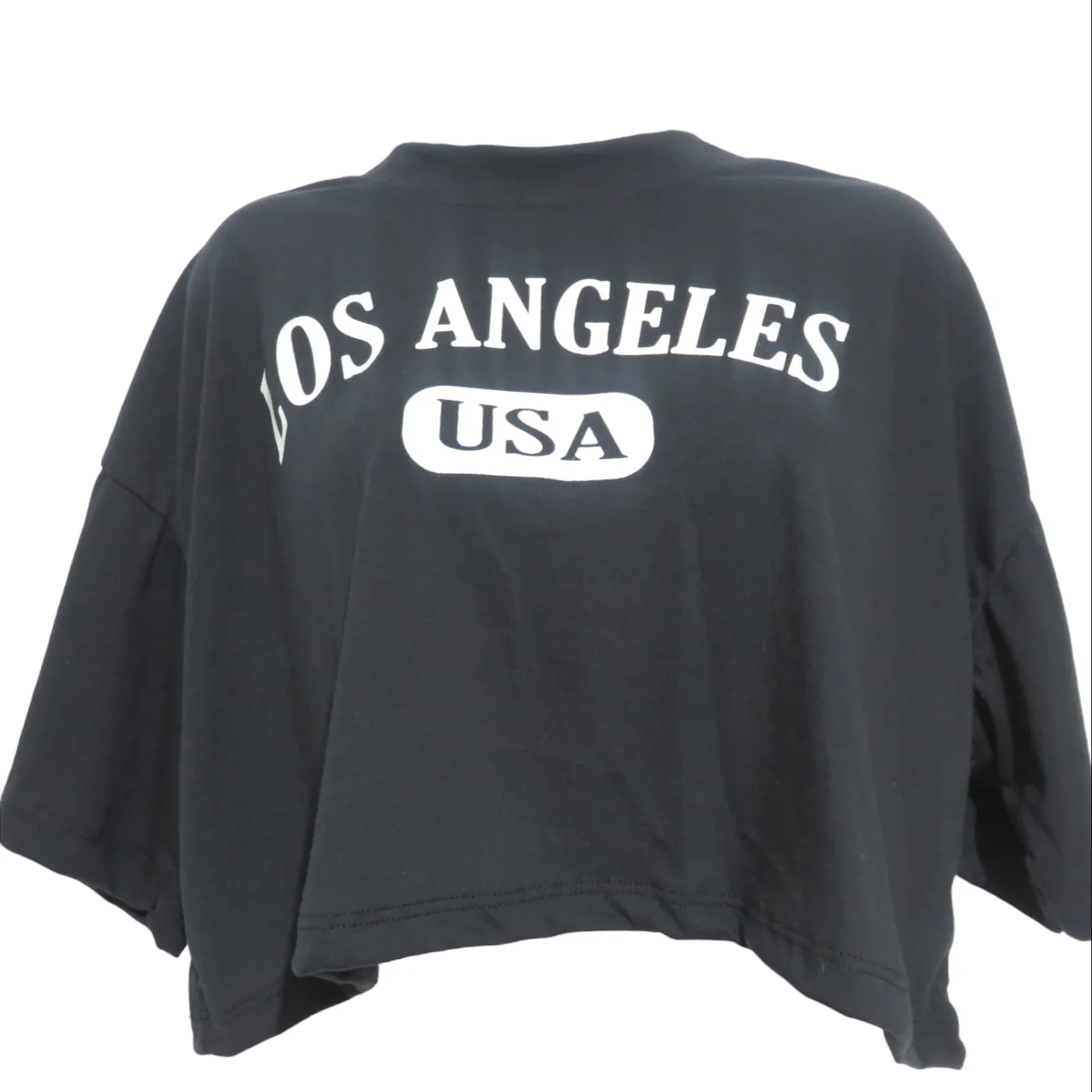 Crop top negro los angeles