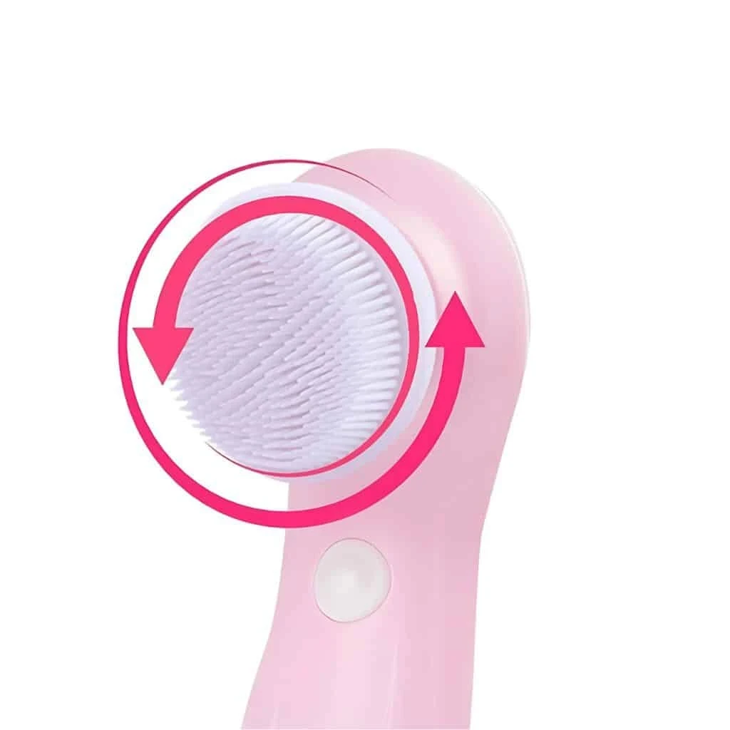 CEPILLO FACIAL RECARGABLE + 3 CABEZALES MODS-863 – ST – ROSA 3