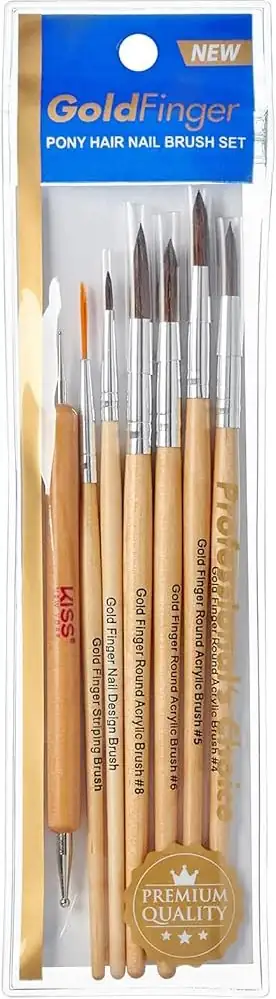 Set de pinceles para acrílico