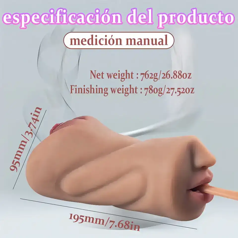 Masturbador 3en1 900g 2