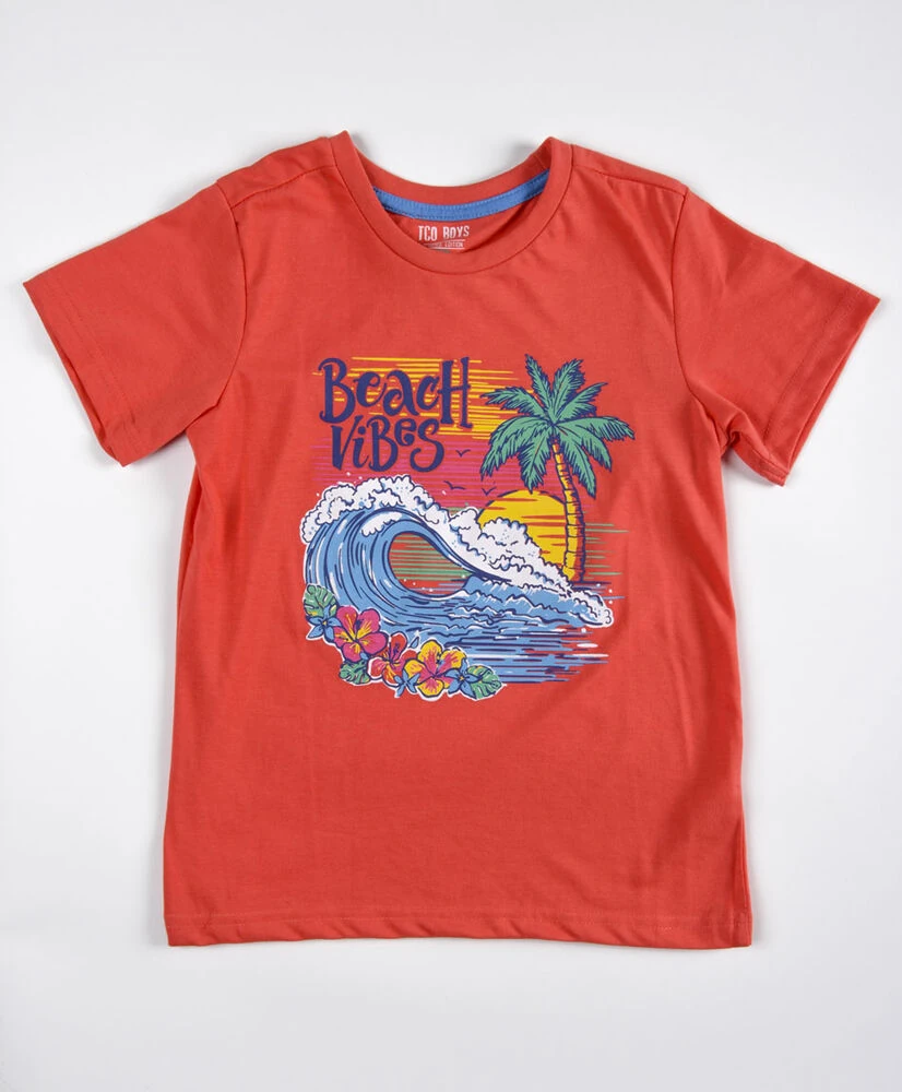 Polera manga corta naranja
