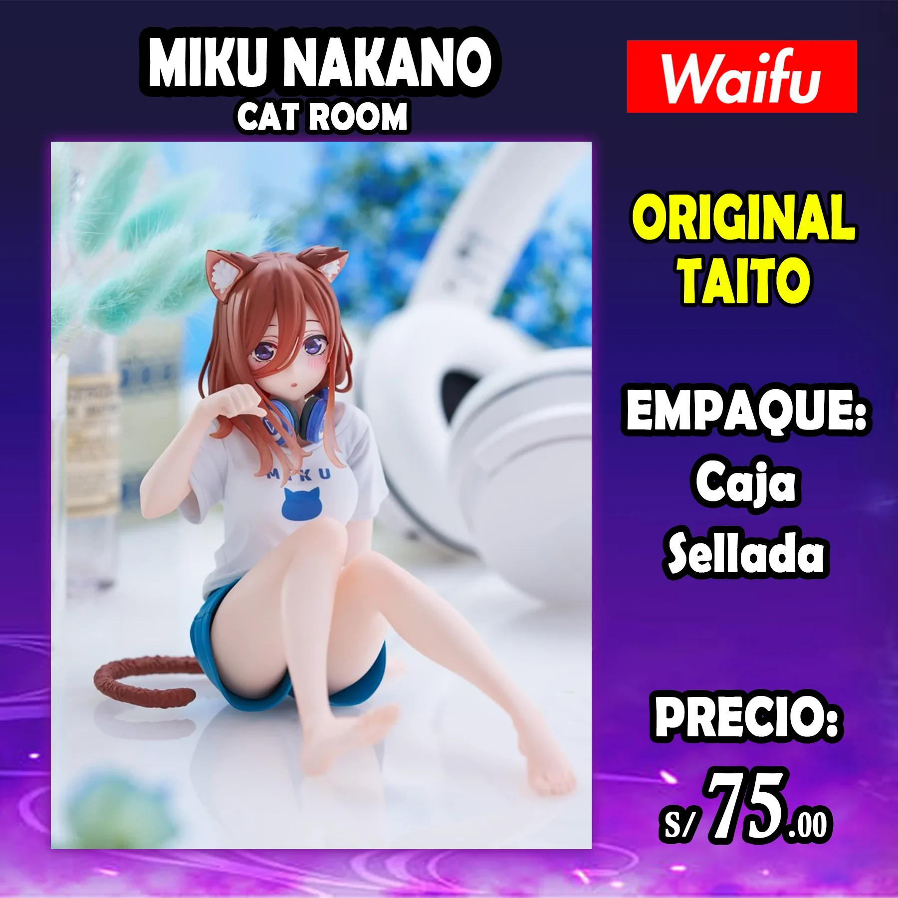 Miku Nakano Cat Room