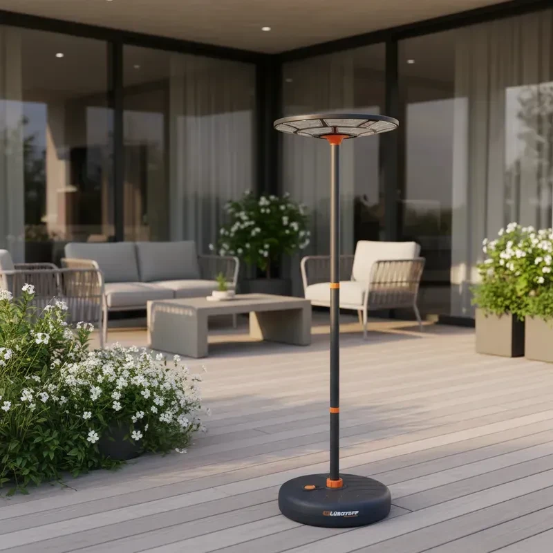 Lampara Solar Led De Pie Lusqtoff 240w 5