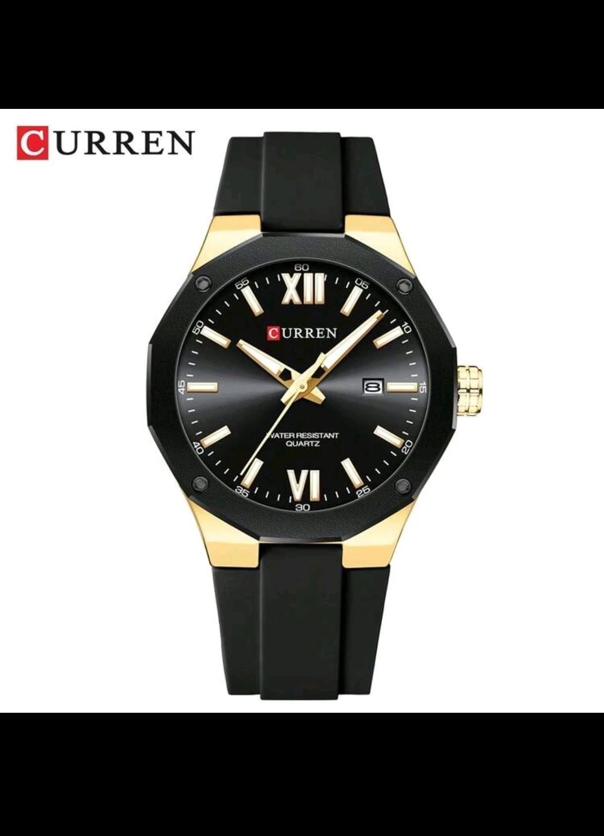 Reloj para Hombre Curren Militar 8465 - Correa de Silicona 9