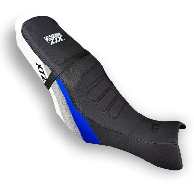 TP XTZ 150 Forro Tapizado Cold line negro azul gris blanco DW