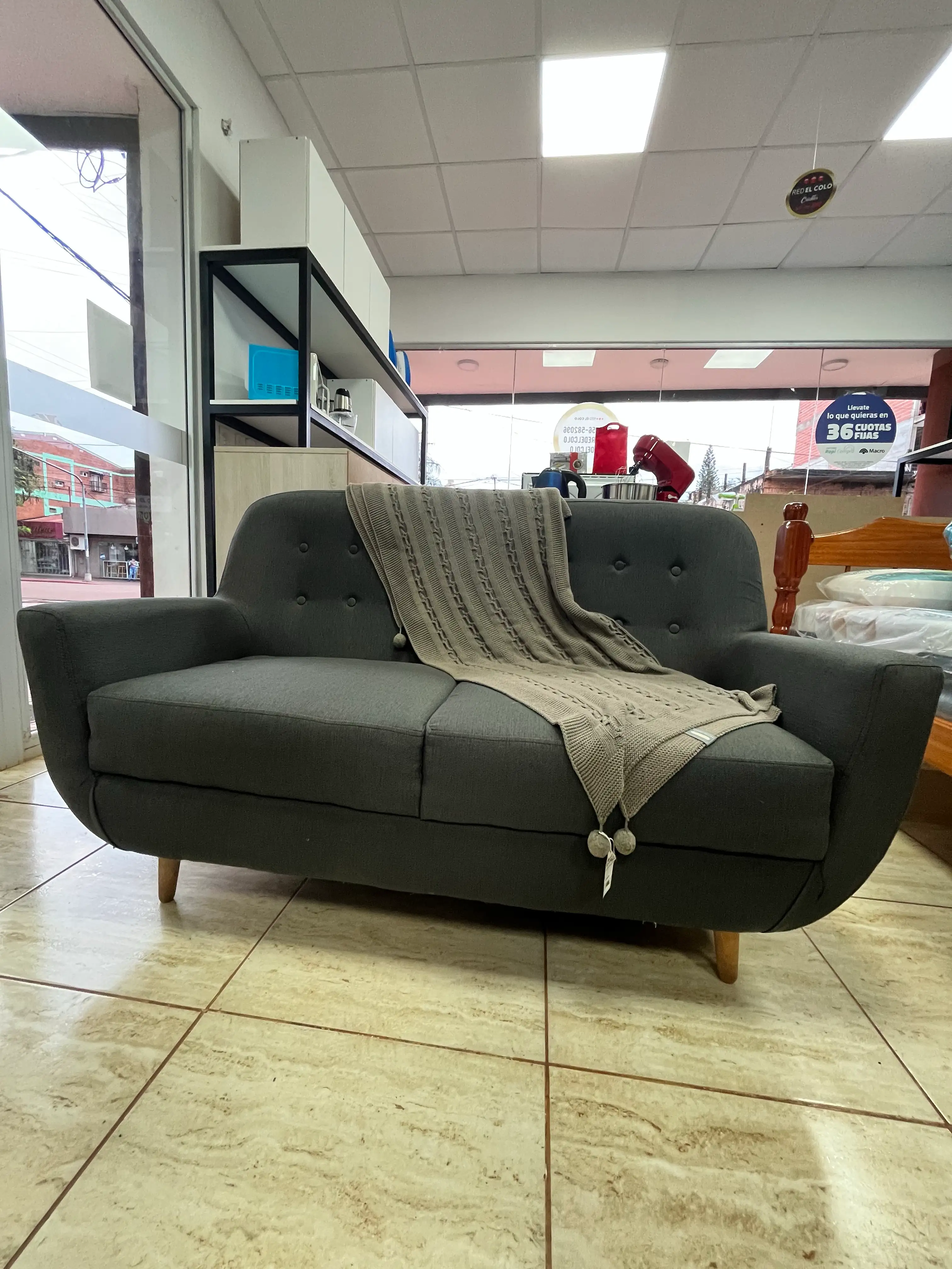 (Cod 1231) SOFA VINTAGE