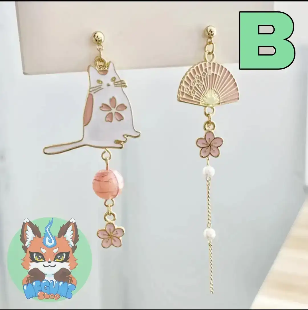 Aretes de estilo asiático 2
