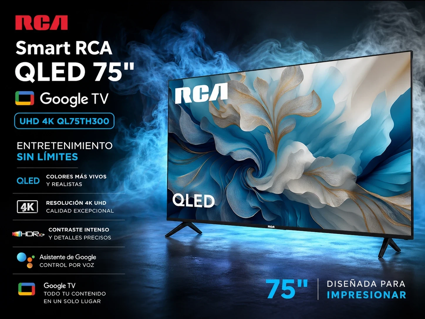 Rca 75 Qled Google TV