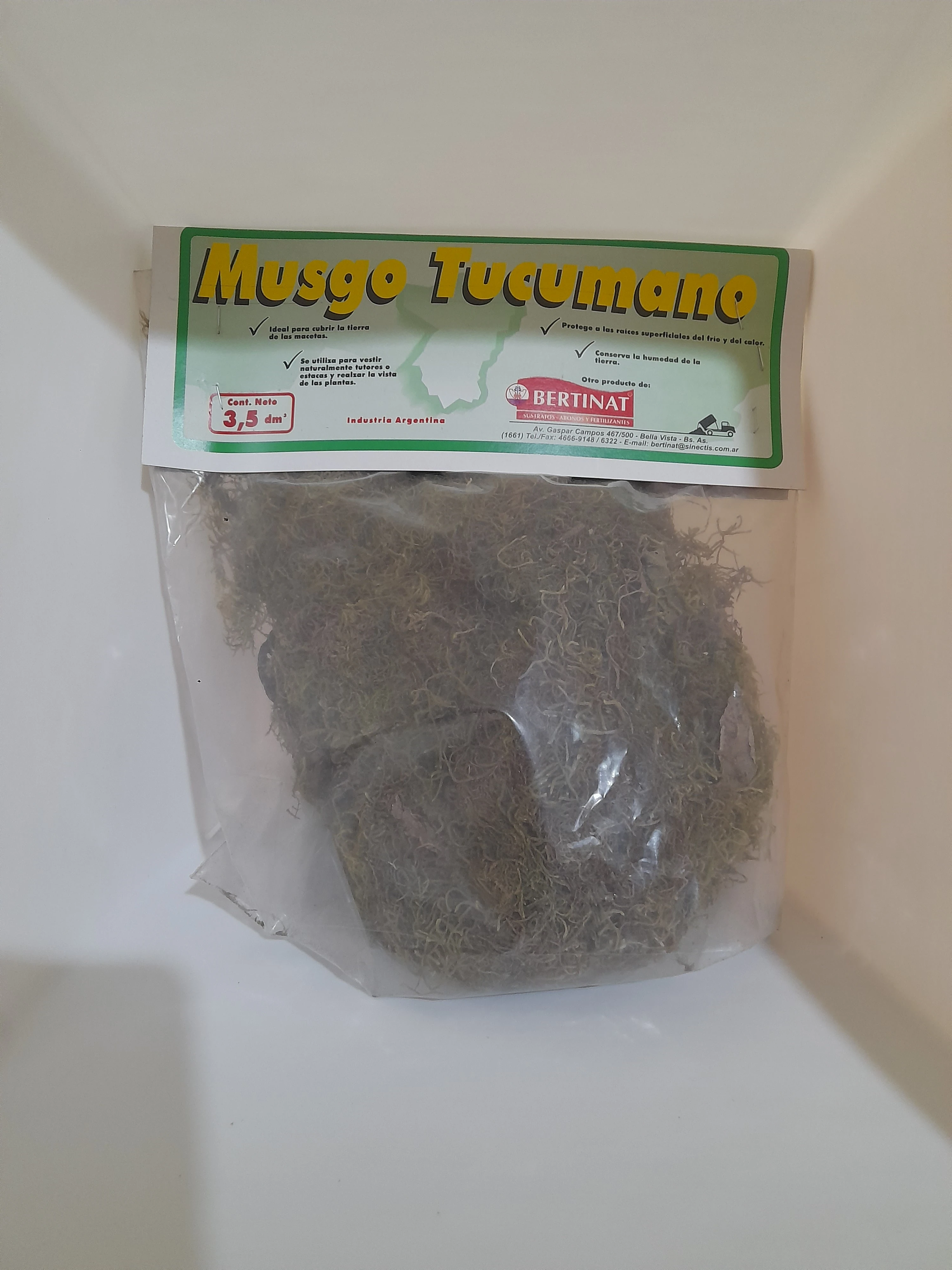 Musgo tucumano 3.5dm