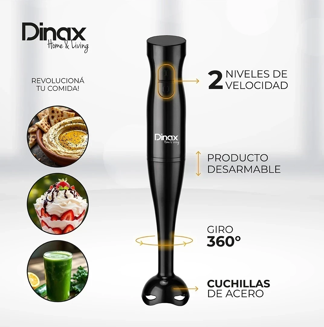 MINIPIMER NEGRA DINAX PLASTICA