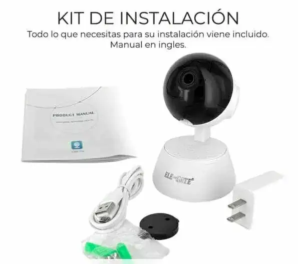 Camara De Seguridad 1080P Vision Nocturna Con Alarma  3