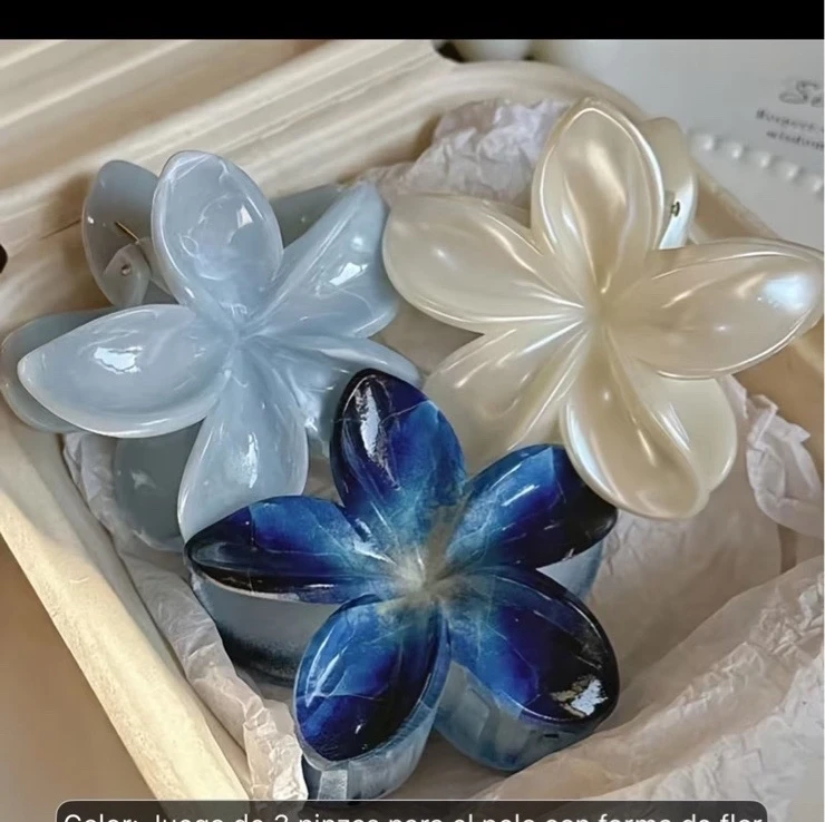 Pinzas grandes de flor 