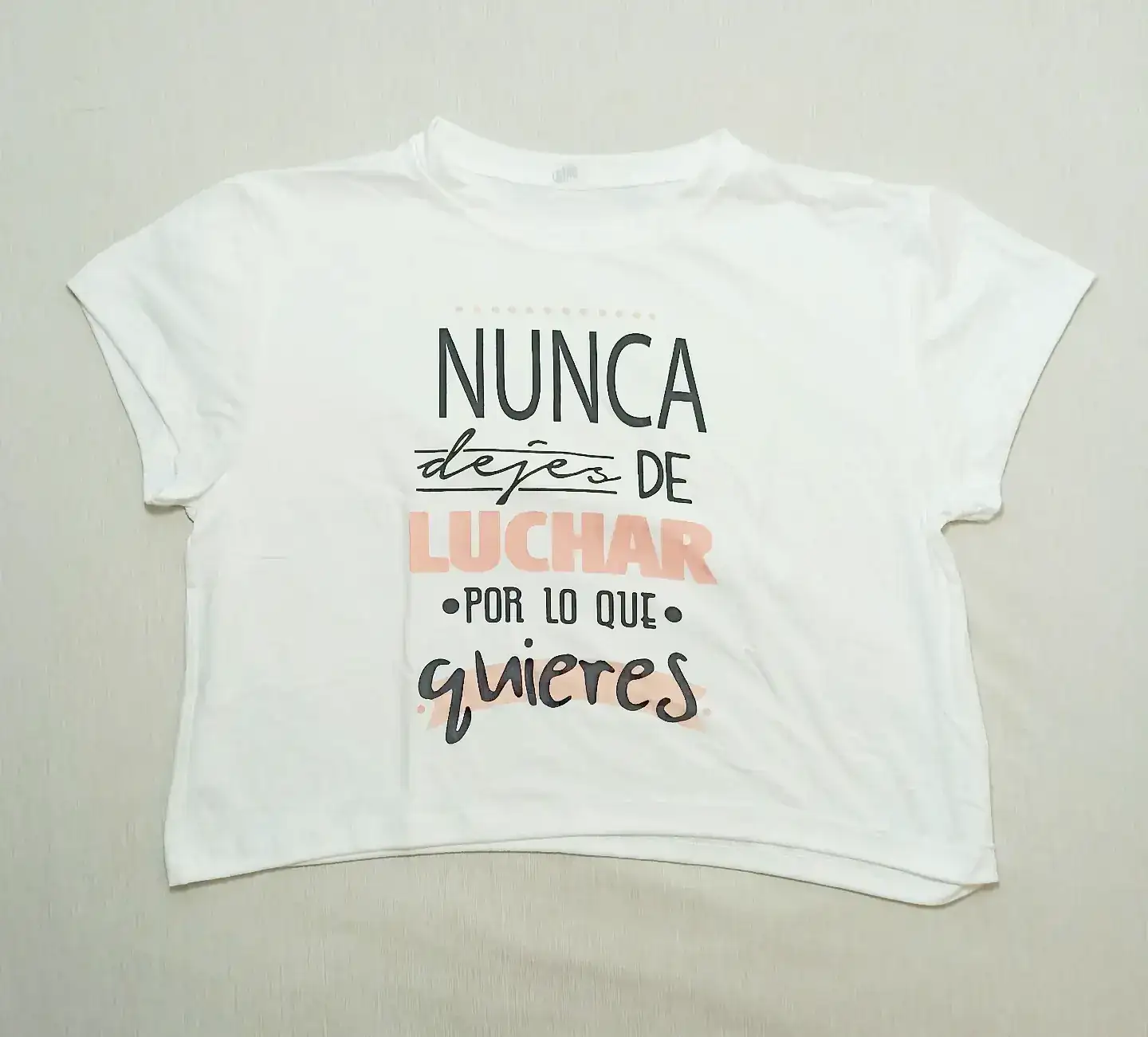 Camiseta dama corta en tela de durazno