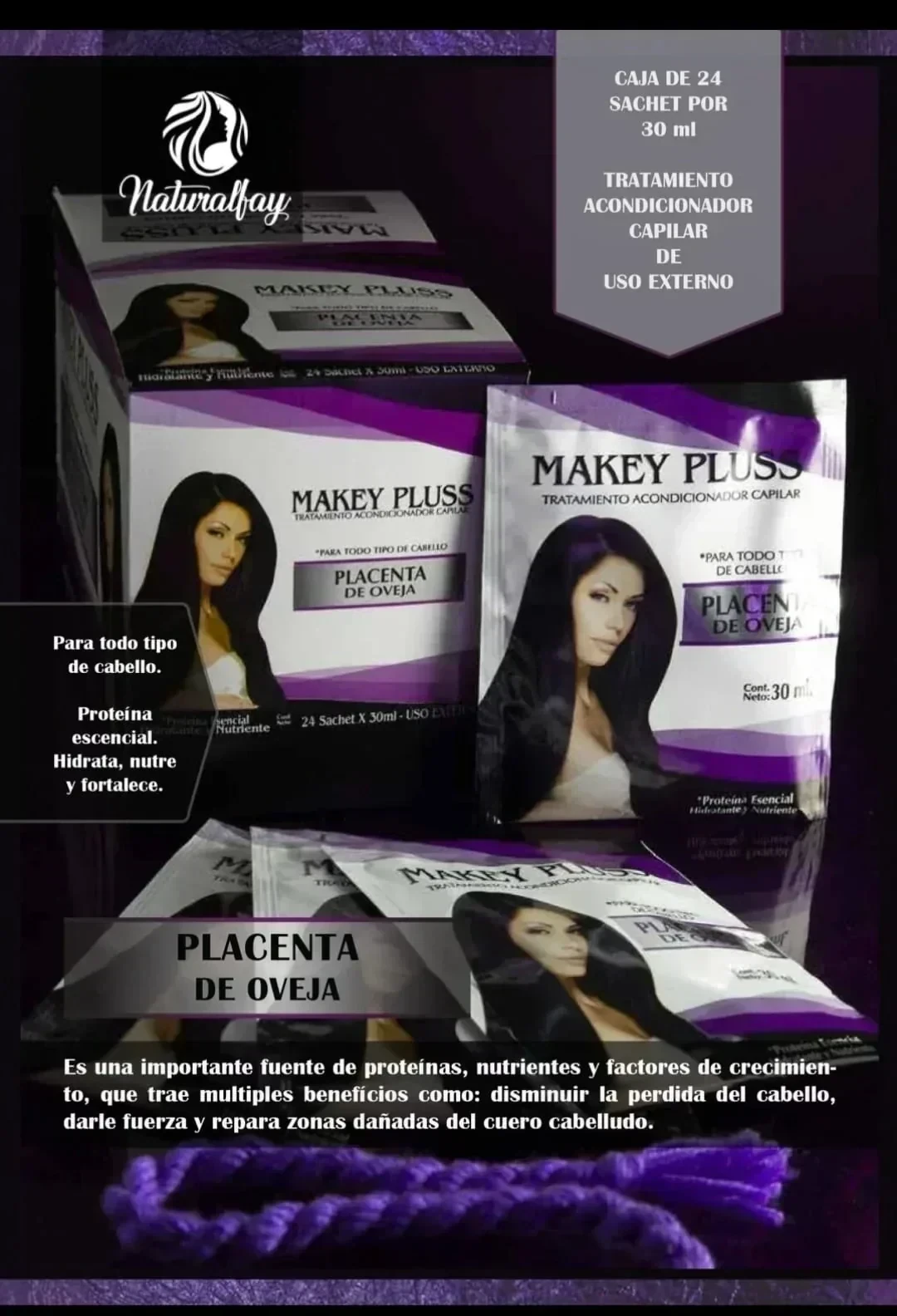 makey pluss tratamiento placenta de ovejo
