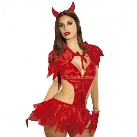 Disfraz de Diablita Erótica Premium Line de Pasionel