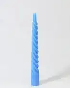 Vela torneada celeste
