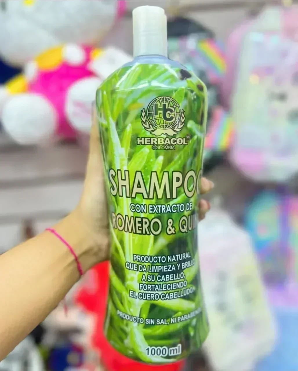 herbacol shampoo litro romero & quinua