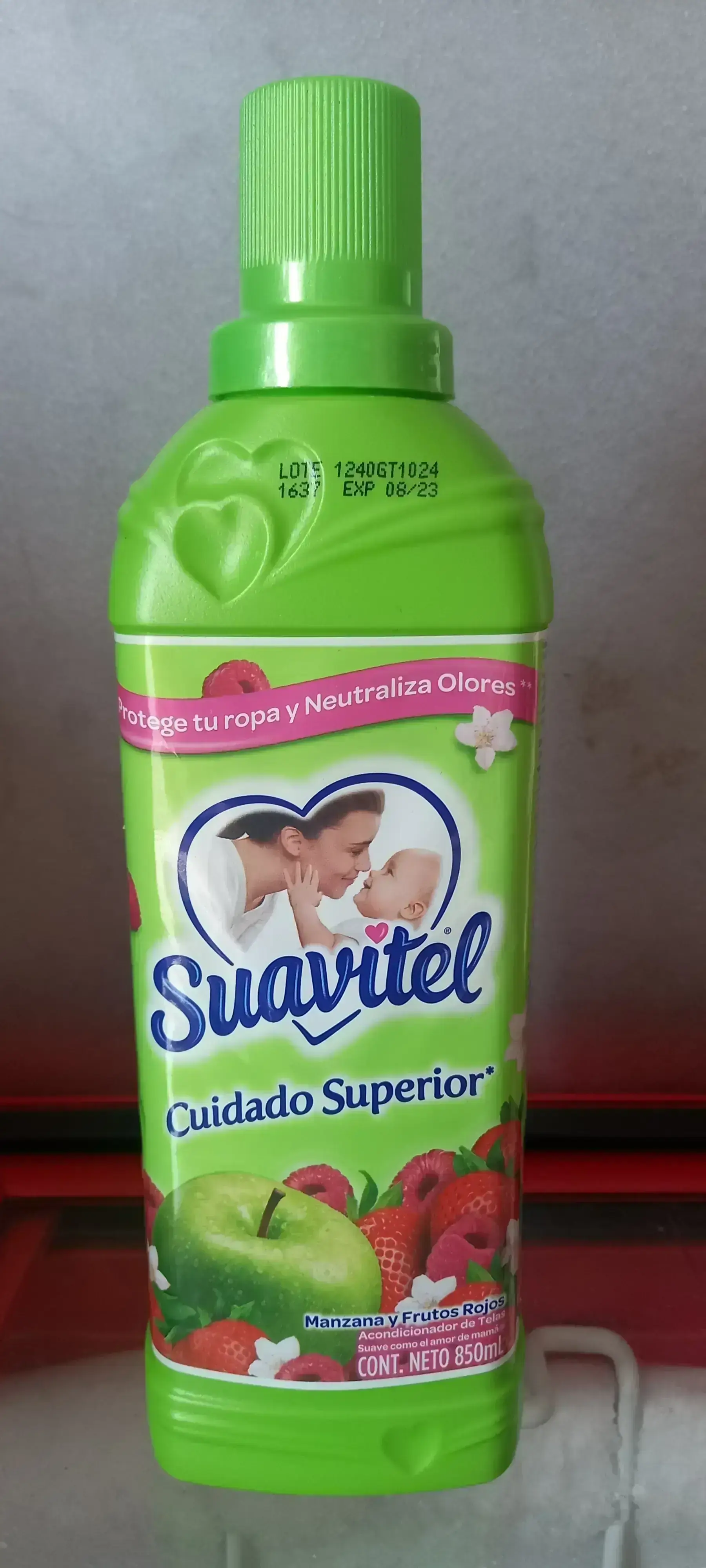 Suavitel manzana frutos rojos 850mL