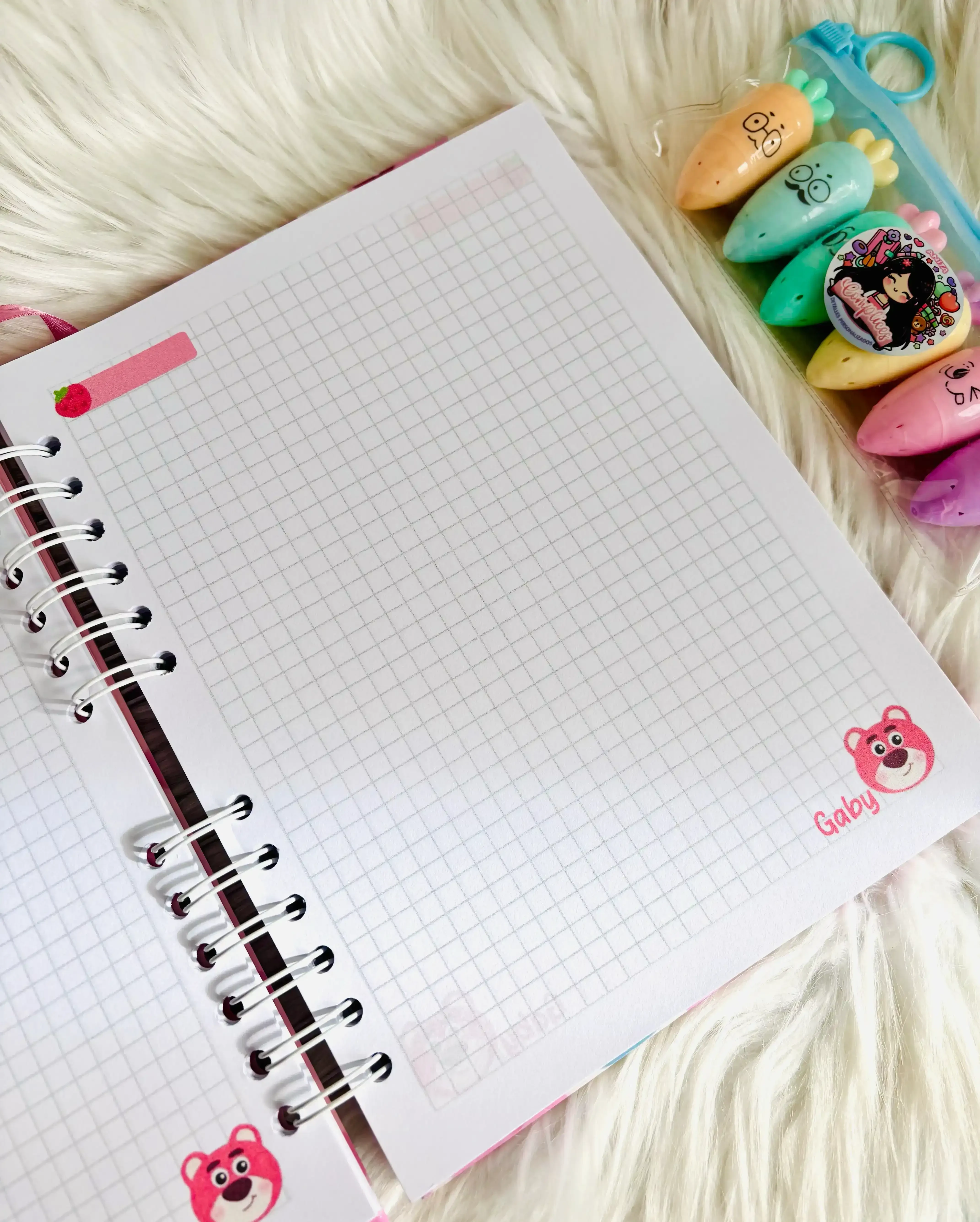 Agenda mediana y marcadores  3