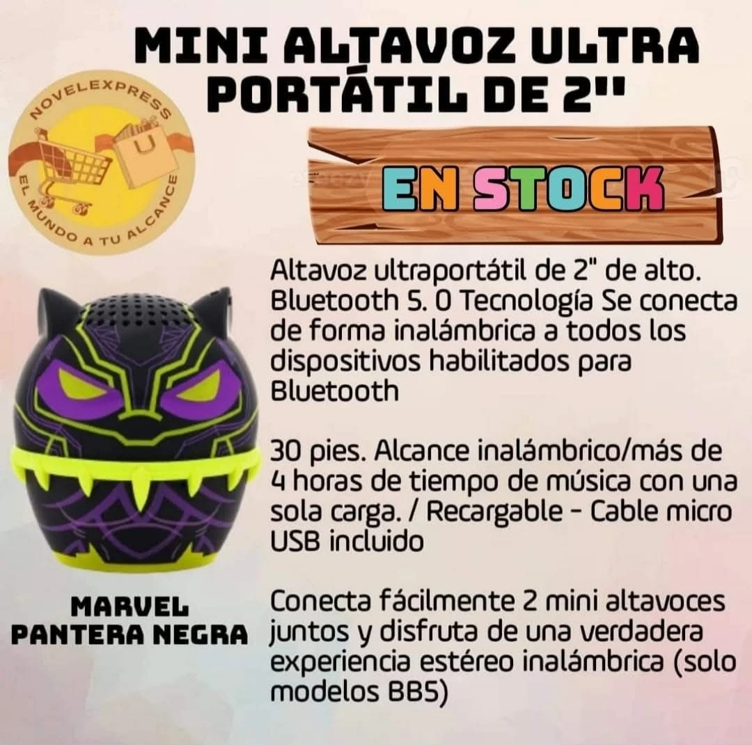Bitty Boomers Marvel Black Panther Blacklight 
