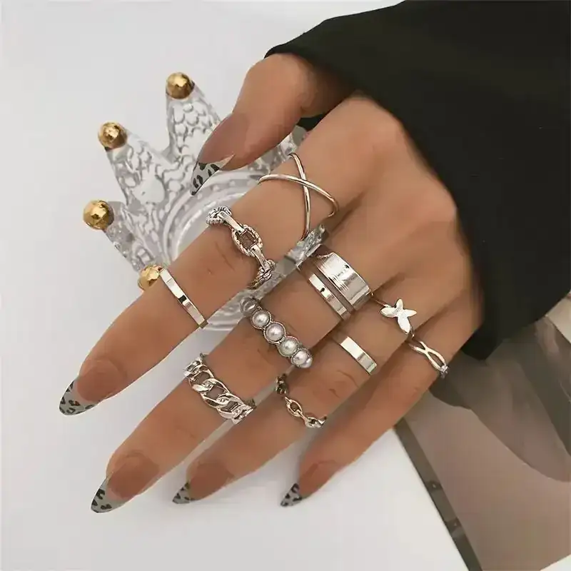 Set x10 Anillos Blenda REF: D22 2