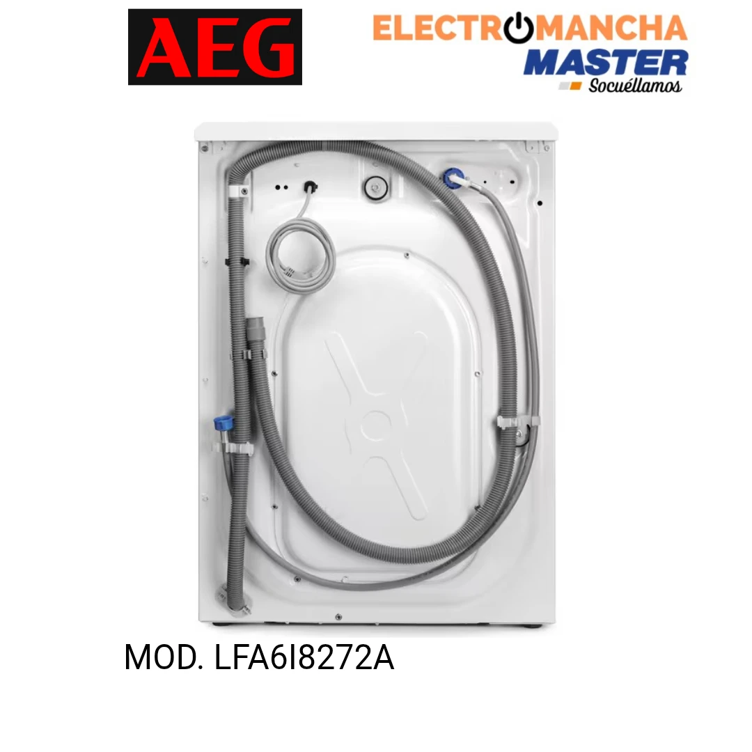 LAVADORA AEG LFA6I8272A 8 KILOS 1200 RPM. CLASE A 6