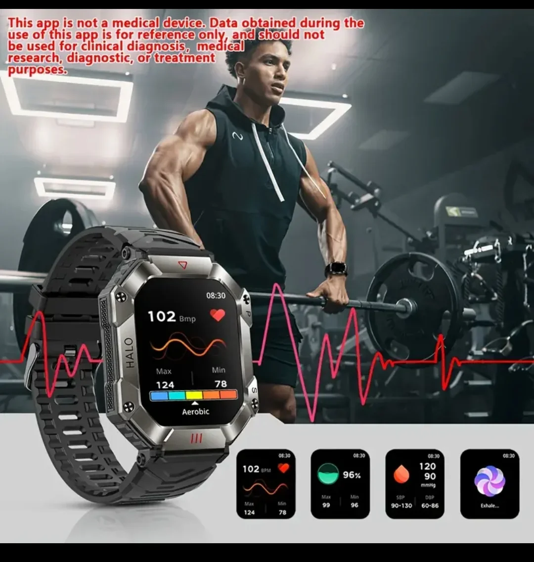 Reloj Smart grado Militar  4