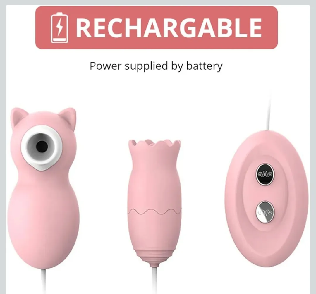  Vibrador  Succionador De Clítoris Recargable Usb