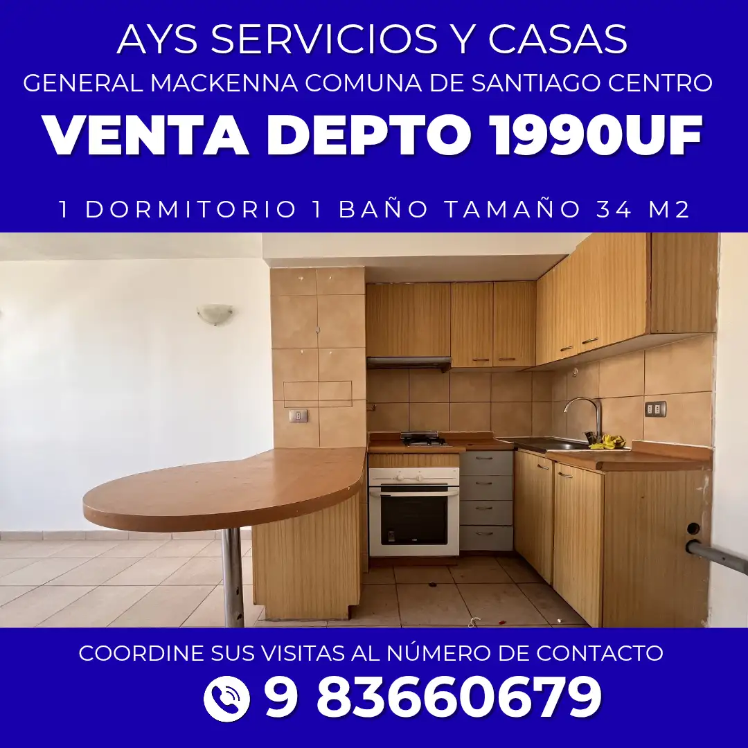 Venta departamento Santiago remodelado 