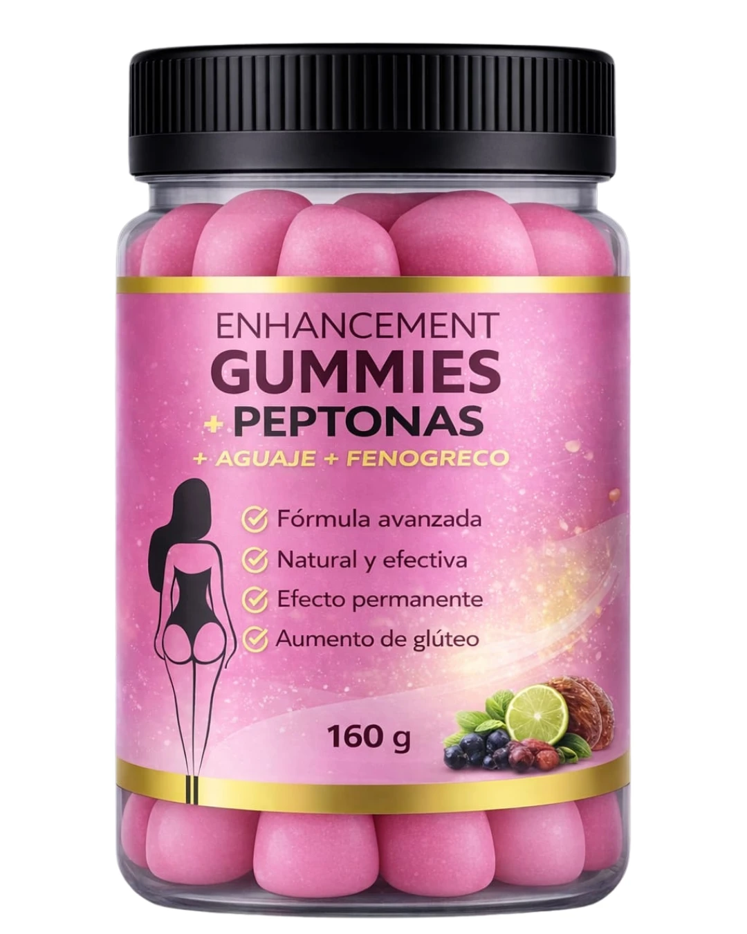 Gomitas PEPTONAS - Aumenta glúteos 