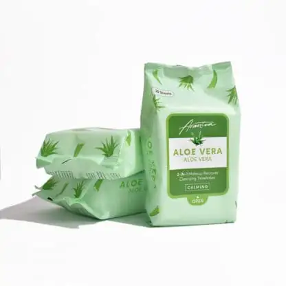 Toallitas desmaquillantes Aloe Vera 