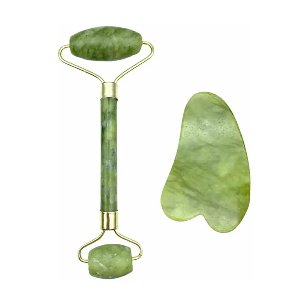 Rodillo de Jade + Piedra
