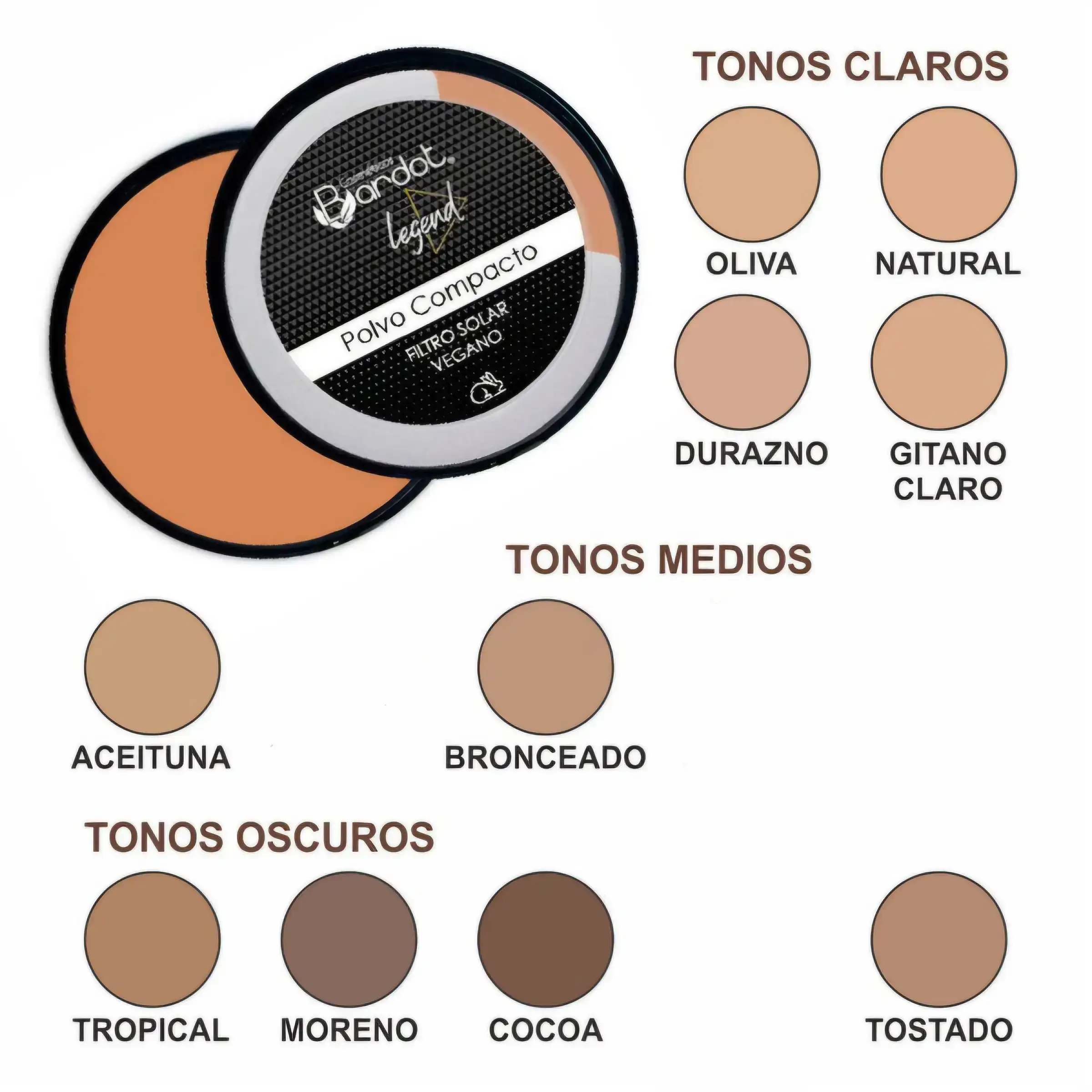 Polvo Compacto Vegano Bardot 2