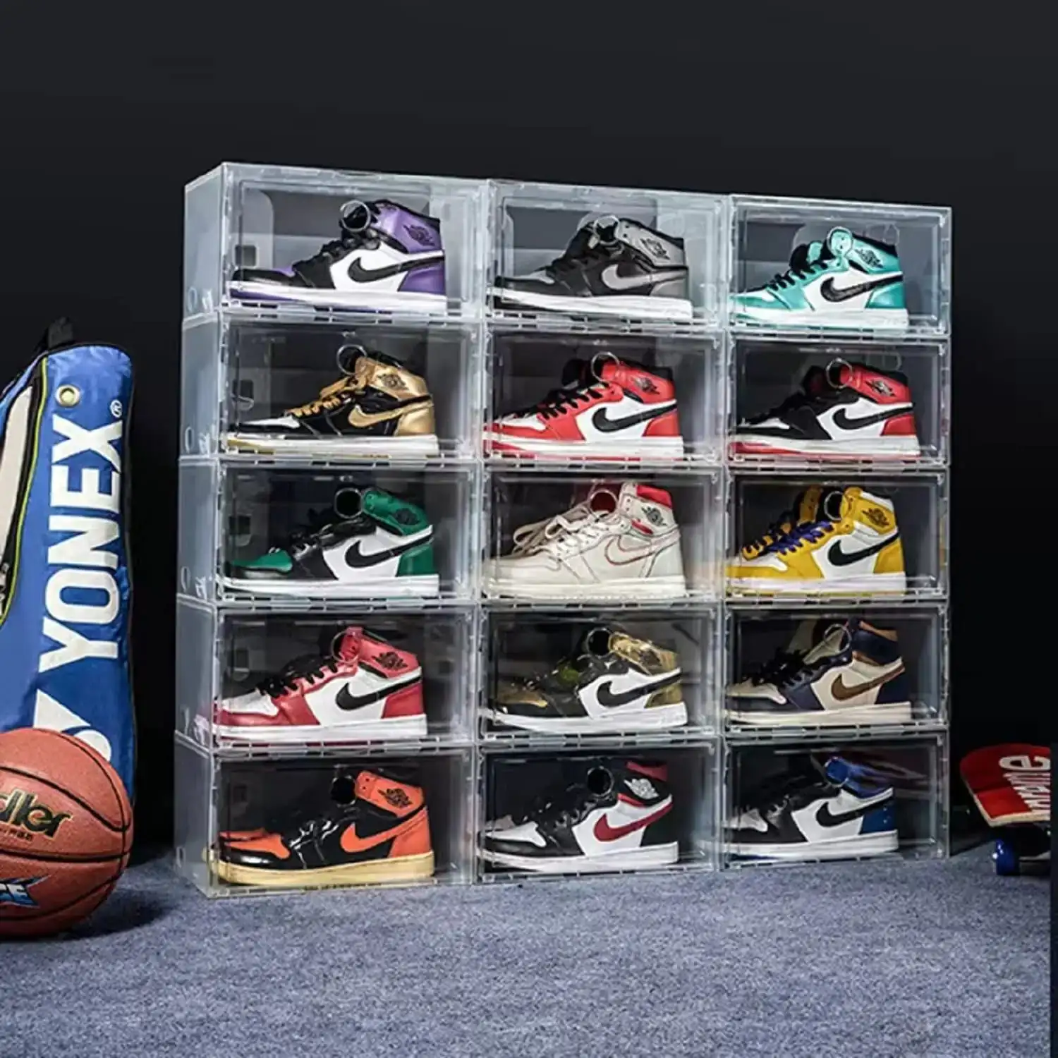 Cajas organizadoras de zapatos 12pzs