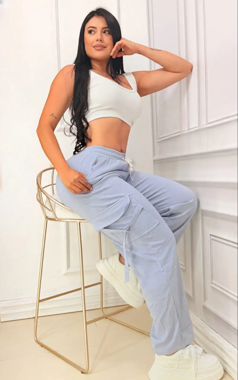 😍🥰Nueva colección hermoso pantalón tipo cargo 😍🥰 2