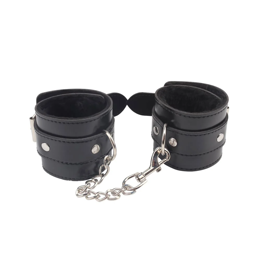 Obey Me Leather Hand Cuffs 2