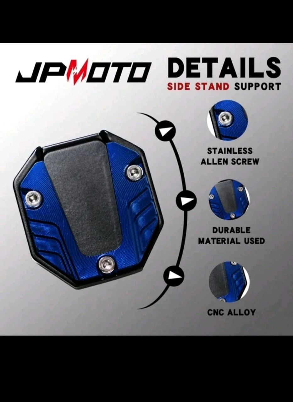 Extensor de pata para motocicleta/ Jpmotor/ Aluminio  2