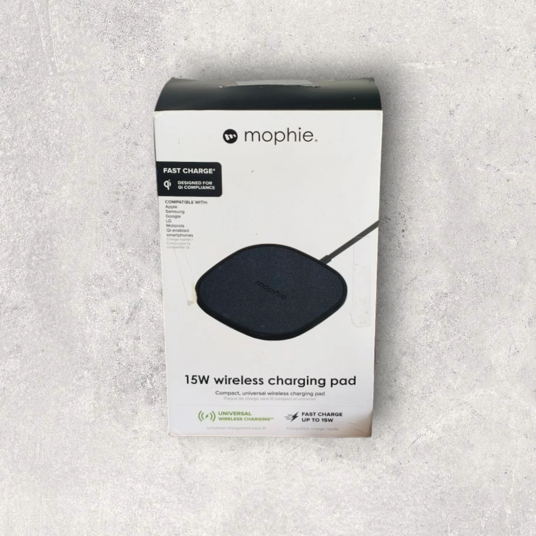 Cargador Inalambrico de carga rapida mophie
