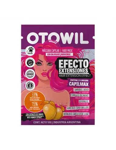 Mascara capilar efecto extensiones