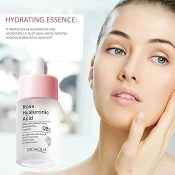 Suero Rosas Ácido Hialurónico Bioaqua  ☺️🌸 2