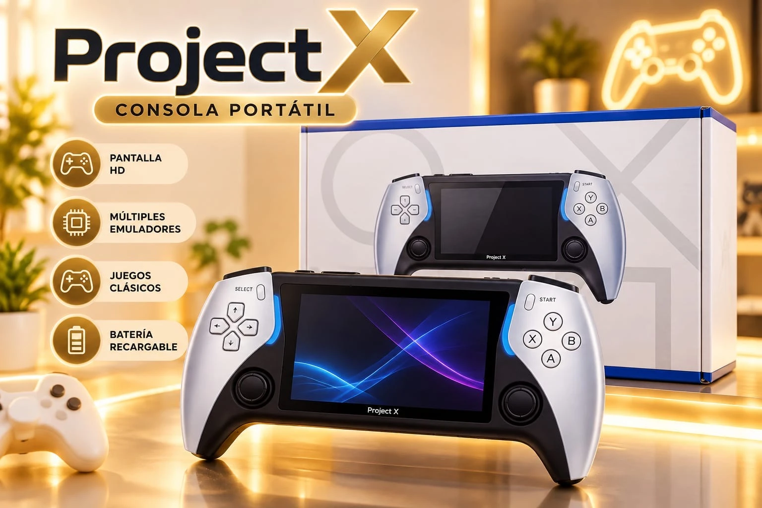 PROJECT X – CONSOLA PORTÁTIL