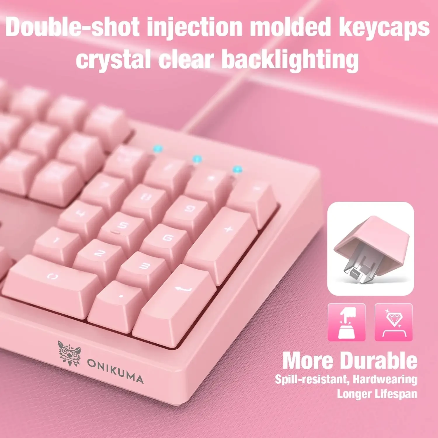 TECLADO G25 ROSADO 4