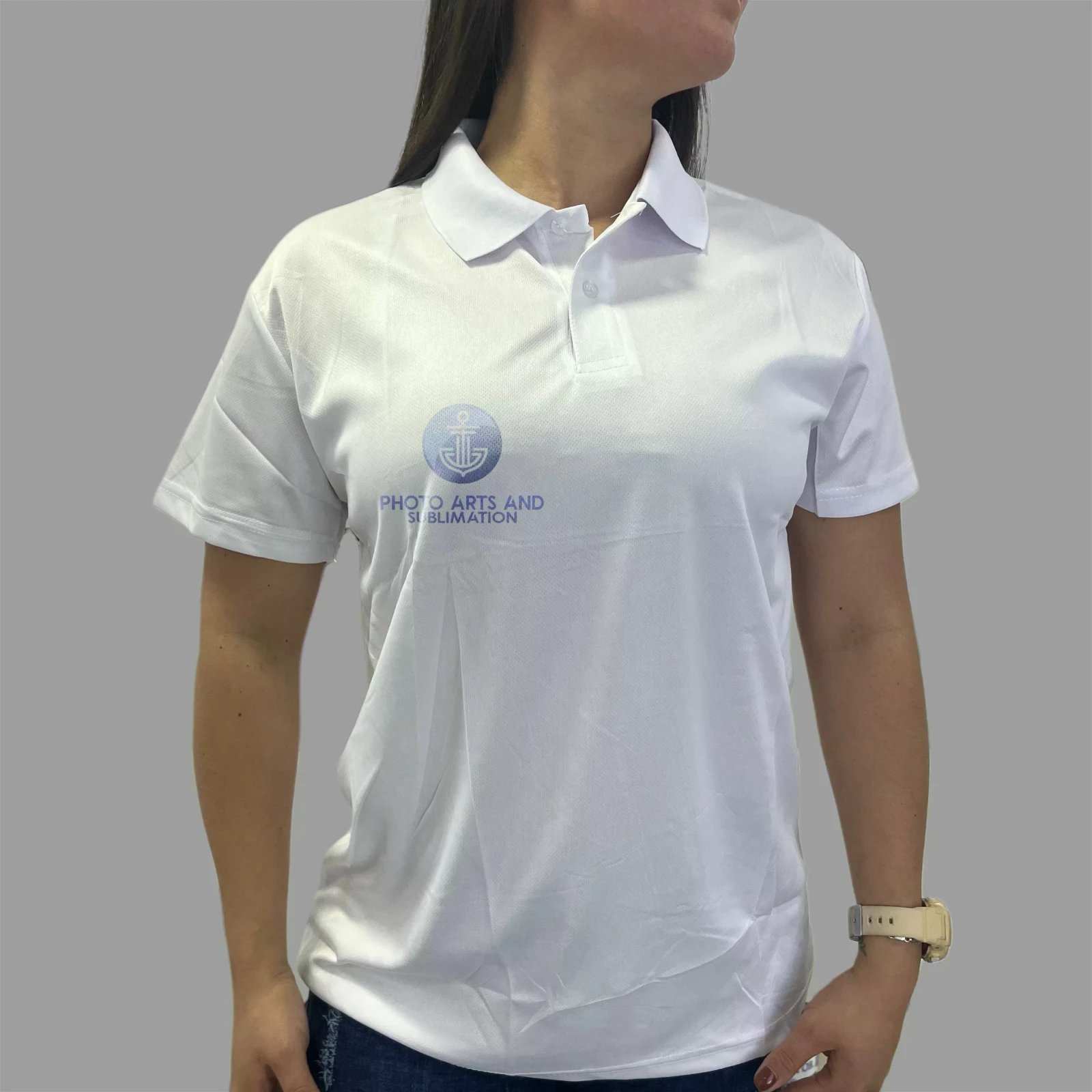 Polo Poliester Color Caballero  4