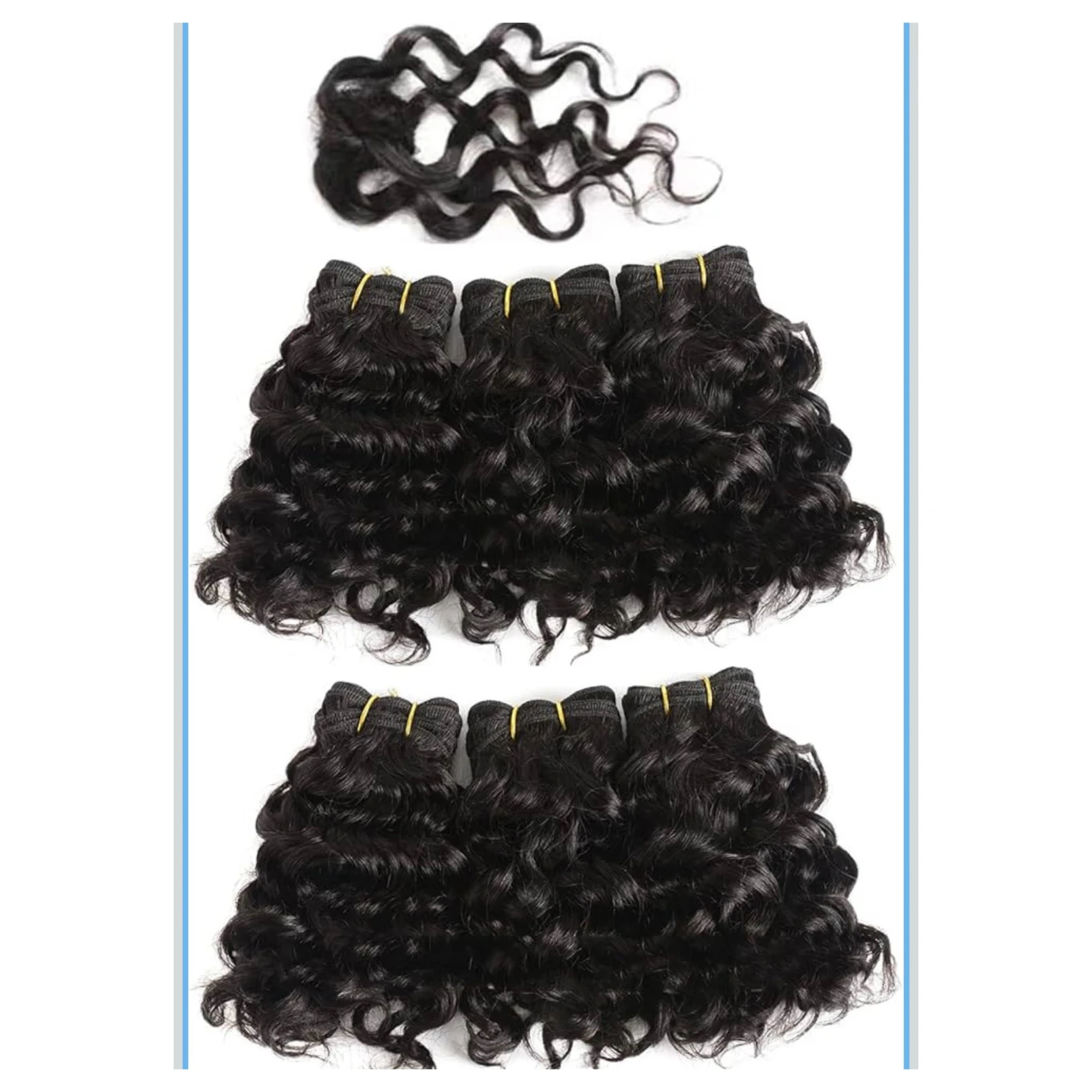 Extensiones de cabello humano real con clips, ombré, mezcla de negro y plateado con raíces negras, para un aspecto natural, 14 pulgadas, 4.23 oz (120 g), 7 piezas 2