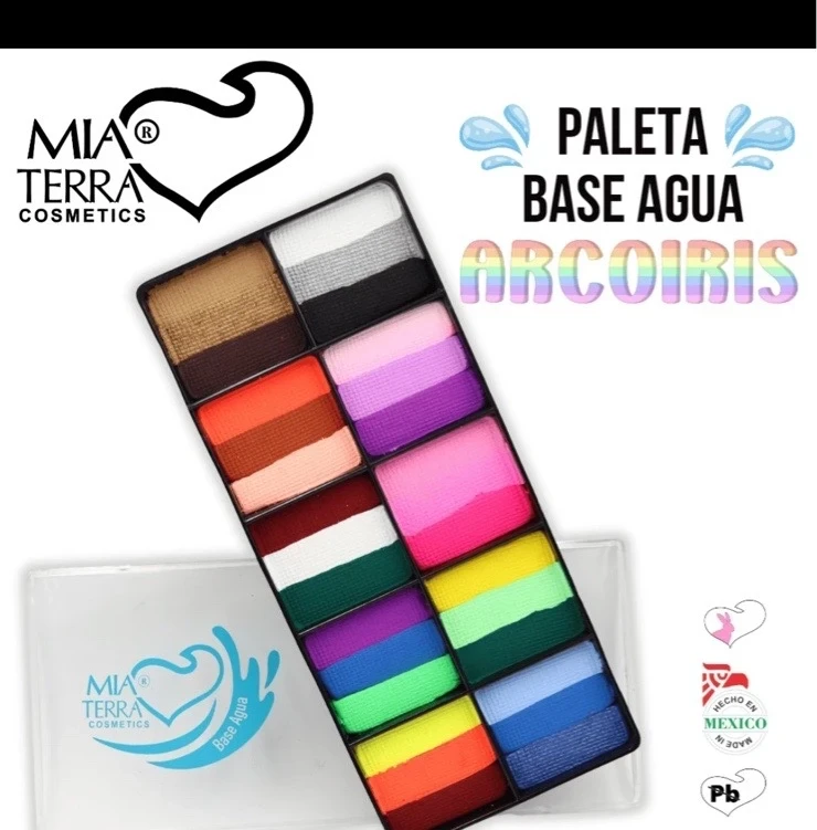 Paleta body paint  arcoiris