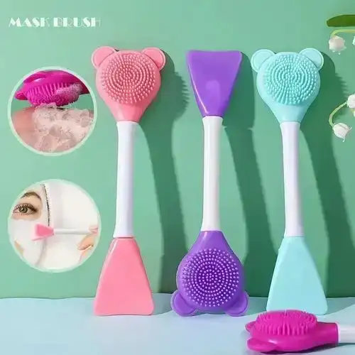 Brocha Doble Silicona para Aplicar Mascarilla 3